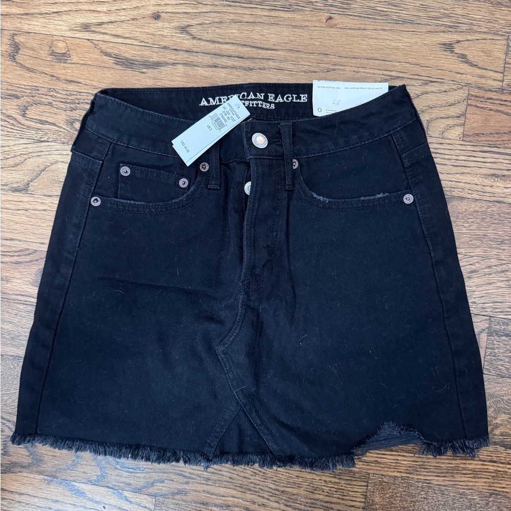 American Eagle Hi Rise Festival Denim Mini